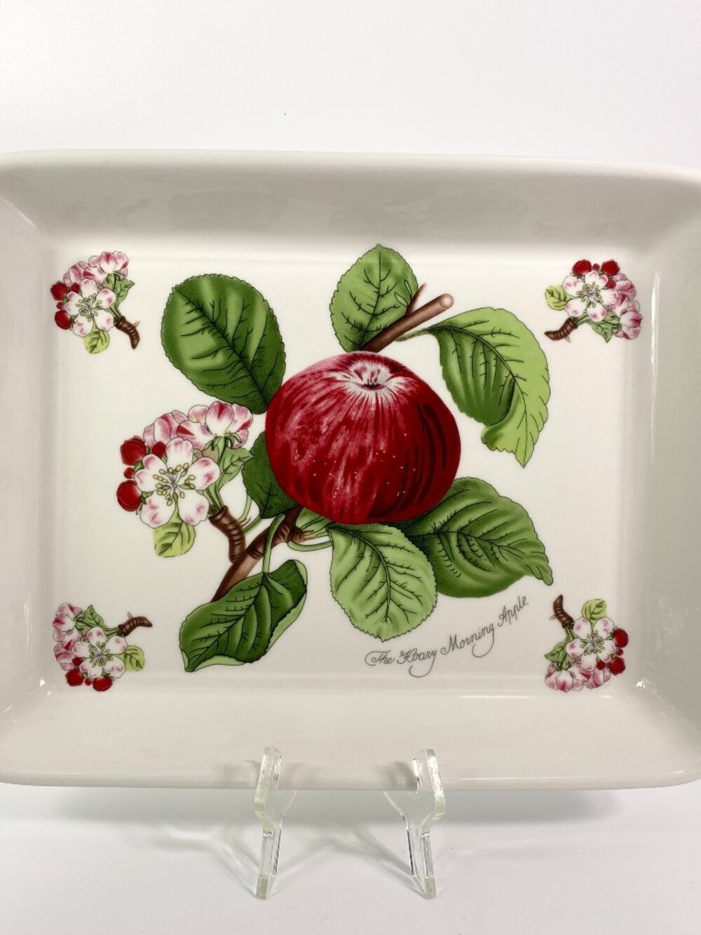 Portmeirion Pomona The Hoary Morning Apple Ceramic Rectangular Baking Dish